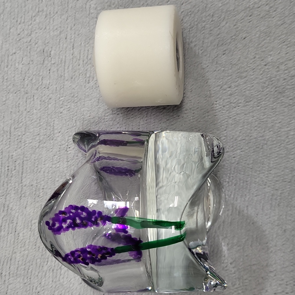 NWT Votive Candle Holder, Candle, and Bag ~ Unscented - Picture 5 of 11